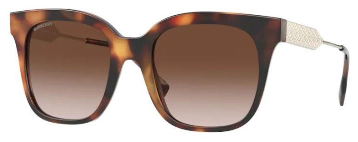 Burberry BE 4328 388413 52 Kadın Çekik Güneş Gözlüğü - BURBERRY