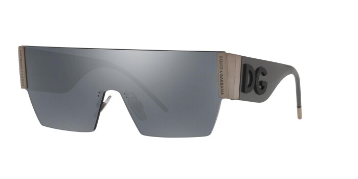 DOLCE GABBANA DG 2233 12866G 43 Unisex Köşeli Güneş Gözlüğü - Dolce&Gabbana
