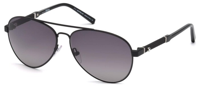 MONTBLANC MB 645 02B 59 14 140 Erkek Güneş Gözlüğü - Mont Blanc