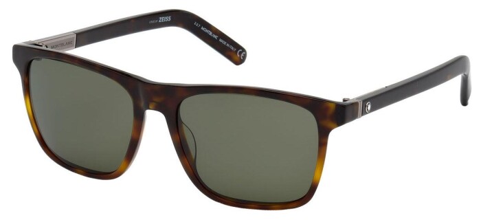 MONTBLANC MB 719 56N 56 Erkek Güneş Gözlüğü - 1