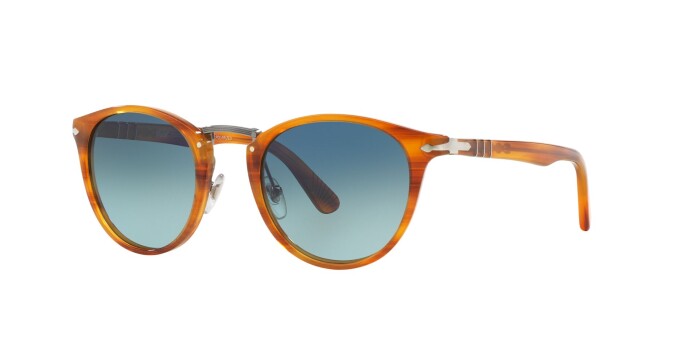 PERSOL PO 3108S 960/S3 49 Unisex Yuvarlak Güneş Gözlüğü - 1