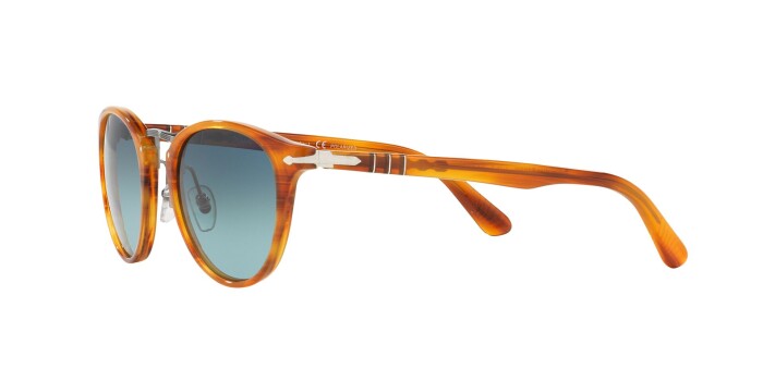 PERSOL PO 3108S 960/S3 49 Unisex Yuvarlak Güneş Gözlüğü - 2