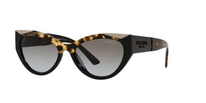 PRADA PR 03WS 01M0A7 55 Kadın Oval Güneş Gözlüğü - PRADA