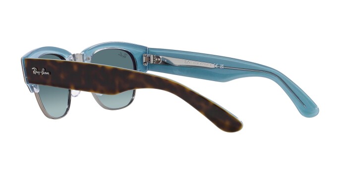 Ray-Ban RB 0316S 13163M 53 MEGA CLUBMASTER Unisex Güneş Gözlüğü - 4