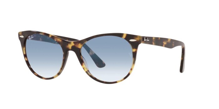 RAY-BAN RB 2185 13323F 55 WAYFARER II FLECK Kadın Yuvarlak Güneş Gözlüğü - 1