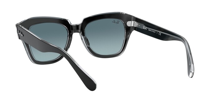 RAY-BAN RB 2186 12943M 49 STATE STREET Kadın Köşeli Güneş Gözlüğü - 5