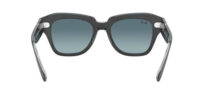 RAY-BAN RB 2186 12943M 49 STATE STREET Kadın Köşeli Güneş Gözlüğü - 6