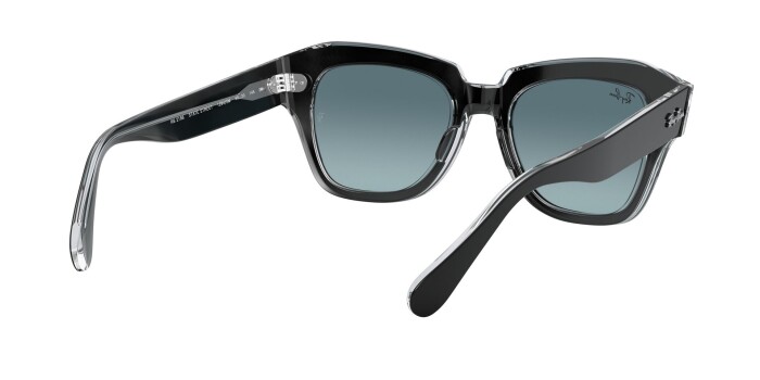 RAY-BAN RB 2186 12943M 49 STATE STREET Kadın Köşeli Güneş Gözlüğü - 7