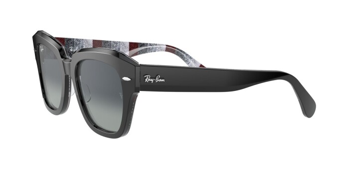 RAY-BAN RB 2186 13183A 49 STATE STREET Unisex Köşeli Güneş Gözlüğü - 2