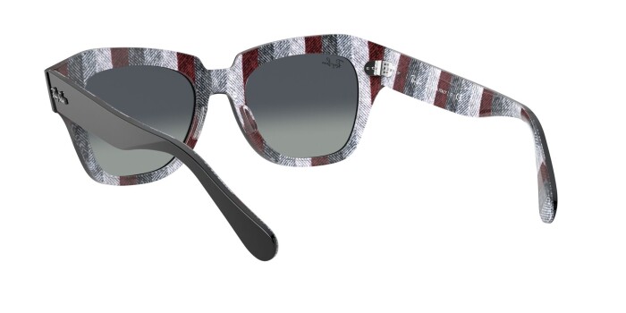 RAY-BAN RB 2186 13183A 49 STATE STREET Unisex Köşeli Güneş Gözlüğü - 5