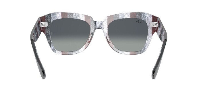 RAY-BAN RB 2186 13183A 49 STATE STREET Unisex Köşeli Güneş Gözlüğü - 6