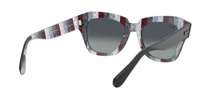 RAY-BAN RB 2186 13183A 49 STATE STREET Unisex Köşeli Güneş Gözlüğü - 7