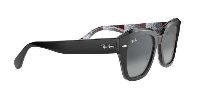 RAY-BAN RB 2186 13183A 49 STATE STREET Unisex Köşeli Güneş Gözlüğü - 10