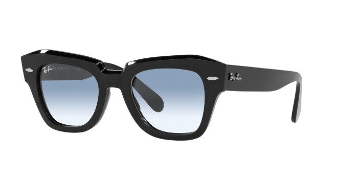 Ray-Ban RB 2186 901/3F 49 STATE STREET Unisex Güneş Gözlüğü - 1