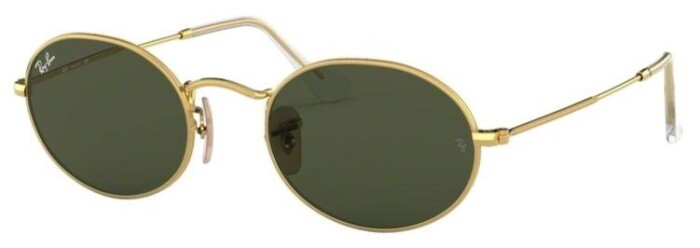 RAY-BAN RB 3547 001/31 51 OVAL LEGEND GOLD Unisex Oval Güneş Gözlüğü - 1