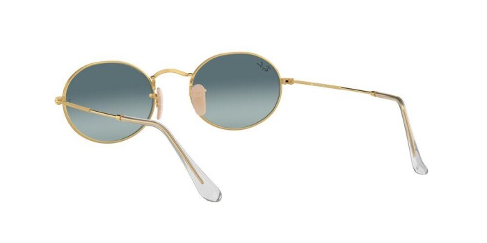 RAY-BAN RB 3547 001/3M 51 OVAL LEGEND GOLD Unisex Oval Güneş Gözlüğü - 5