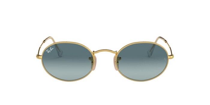 RAY-BAN RB 3547 001/3M 51 OVAL LEGEND GOLD Unisex Oval Güneş Gözlüğü - 7