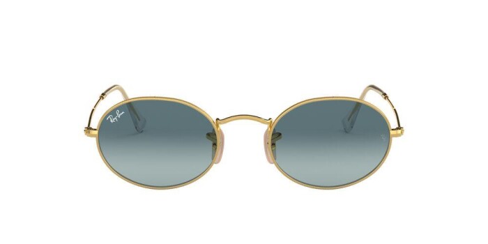 RAY-BAN RB 3547 001/3M 51 OVAL LEGEND GOLD Unisex Oval Güneş Gözlüğü - 7