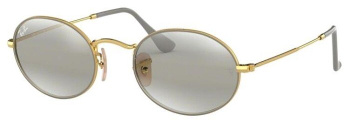 RAY-BAN RB 3547 9154AH 51 OVAL LEGEND GOLD Unisex Oval Güneş Gözlüğü - 1