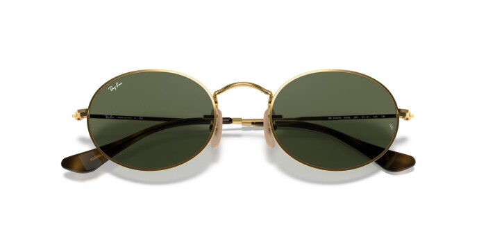 RAY-BAN RB 3547N 001 51 OVAL FLAT LENSES Unisex Oval Güneş Gözlüğü - 13