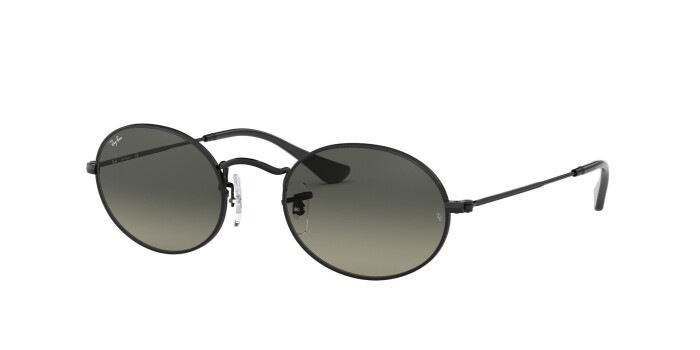 RAY-BAN RB 3547N 002/71 51 OVAL FLAT LENSES Unisex Oval Güneş Gözlüğü - 1