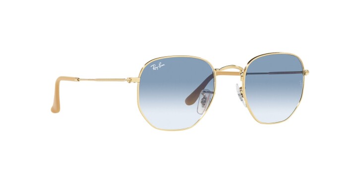 RAY-BAN RB 3548 001/3F 51 HEXAGONAL Unisex Yuvarlak Güneş Gözlüğü - 11