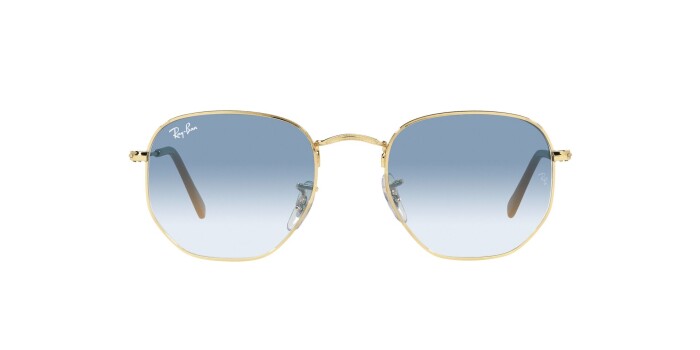 RAY-BAN RB 3548 001/3F 51 HEXAGONAL Unisex Yuvarlak Güneş Gözlüğü - 12