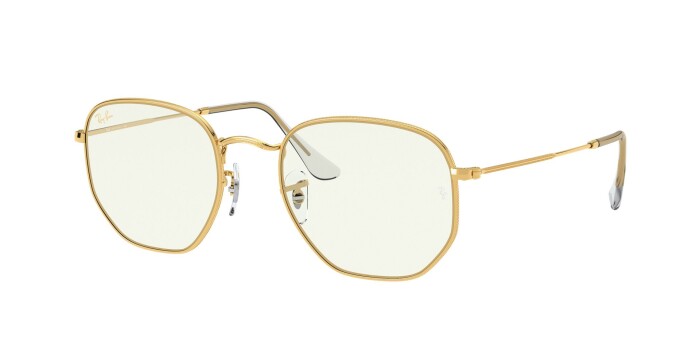 Ray-ban RB 3548 9196BF 51 HEXAGONAL Unisex Mavi ışık Önleyici Gözlük - 1