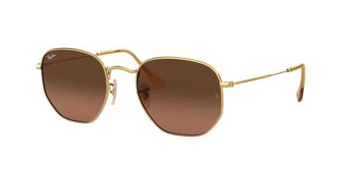 RAY-BAN RB 3548N 912443 51 HEXAGONAL FLAT LENSES Unisex Damla Güneş Gözlüğü - 1