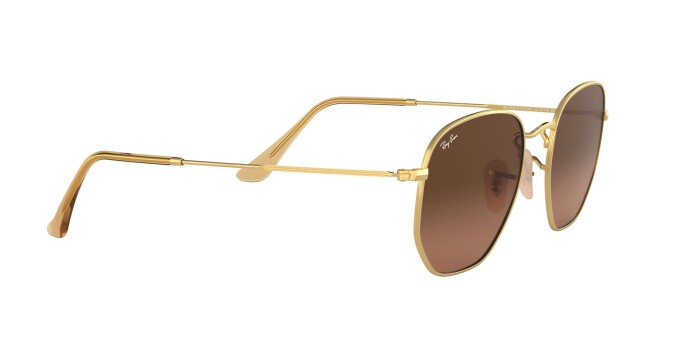 RAY-BAN RB 3548N 912443 51 HEXAGONAL FLAT LENSES Unisex Damla Güneş Gözlüğü - 10
