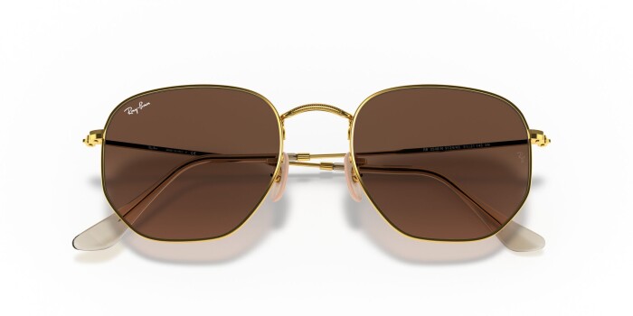 RAY-BAN RB 3548N 912443 51 HEXAGONAL FLAT LENSES Unisex Damla Güneş Gözlüğü - 13