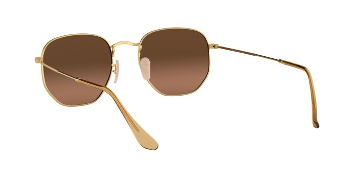 RAY-BAN RB 3548N 912443 51 HEXAGONAL FLAT LENSES Unisex Damla Güneş Gözlüğü - 5