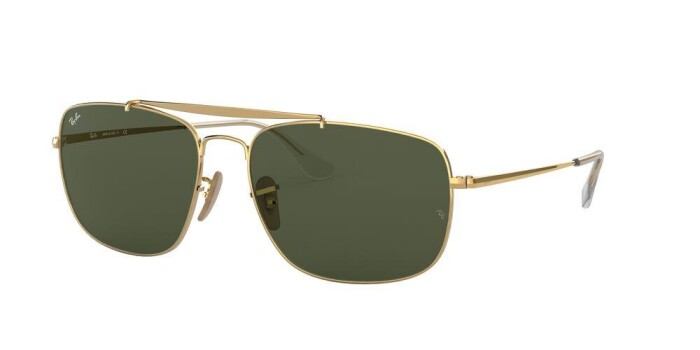 RAY-BAN RB 3560 001 61 COLONEL Erkek Köşeli Güneş Gözlüğü - 1