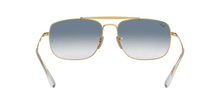 RAY-BAN RB 3560 001/3F 61 COLONEL Erkek Köşeli Güneş Gözlüğü - 6