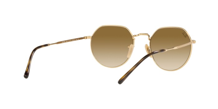 RAY-BAN RB 3565 001/51 53 JACK Unisex Yuvarlak Güneş Gözlüğü - 22