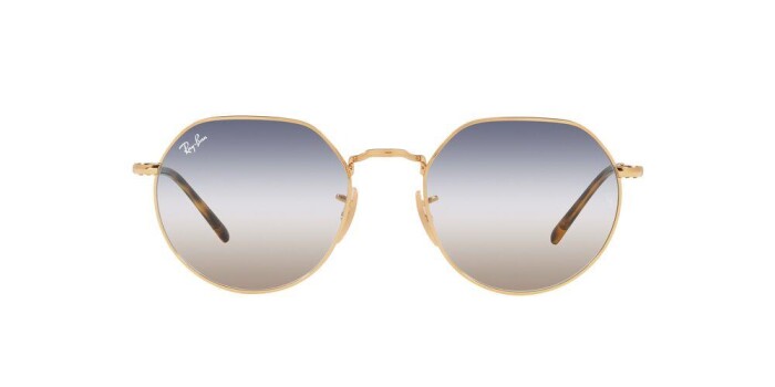 RAY-BAN RB 3565 001/GD 53 JACK Unisex Yuvarlak Güneş Gözlüğü - 7