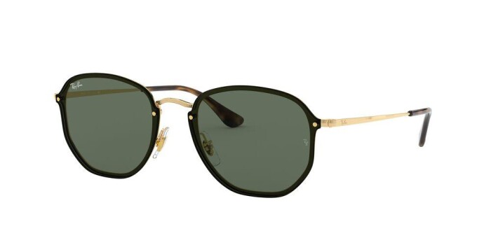 RAY-BAN RB 3579N 001/71 58 Blaze Hexagonal Unisex Köşeli Güneş Gözlüğü - 1