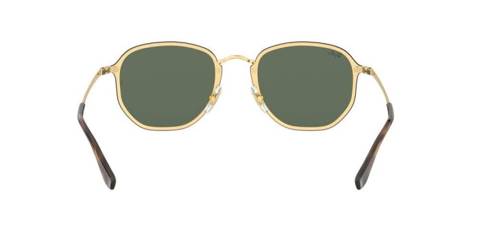 RAY-BAN RB 3579N 001/71 58 Blaze Hexagonal Unisex Köşeli Güneş Gözlüğü - 6