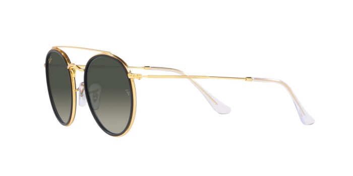 Ray-Ban RB 3647N 923871 51 ROUND DOUBLE BRIDGE LEGEND GOLD Unisex Güneş Gözlüğü - 2