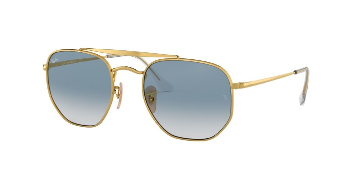 RAY-BAN RB 3648 001/3F 54 MARSHAL Unisex Köşeli Güneş Gözlüğü - 1