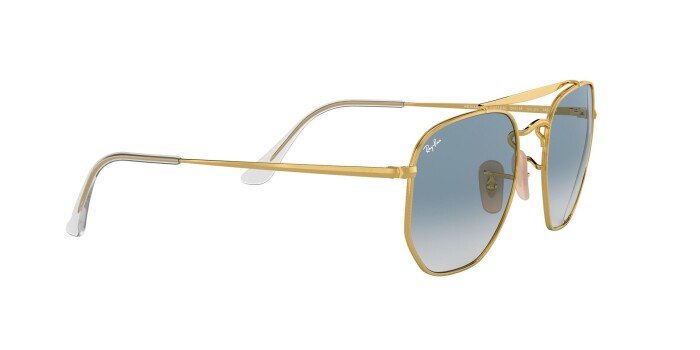 RAY-BAN RB 3648 001/3F 54 MARSHAL Unisex Köşeli Güneş Gözlüğü - 10