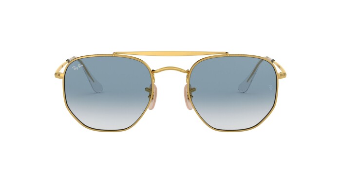 RAY-BAN RB 3648 001/3F 54 MARSHAL Unisex Köşeli Güneş Gözlüğü - 12