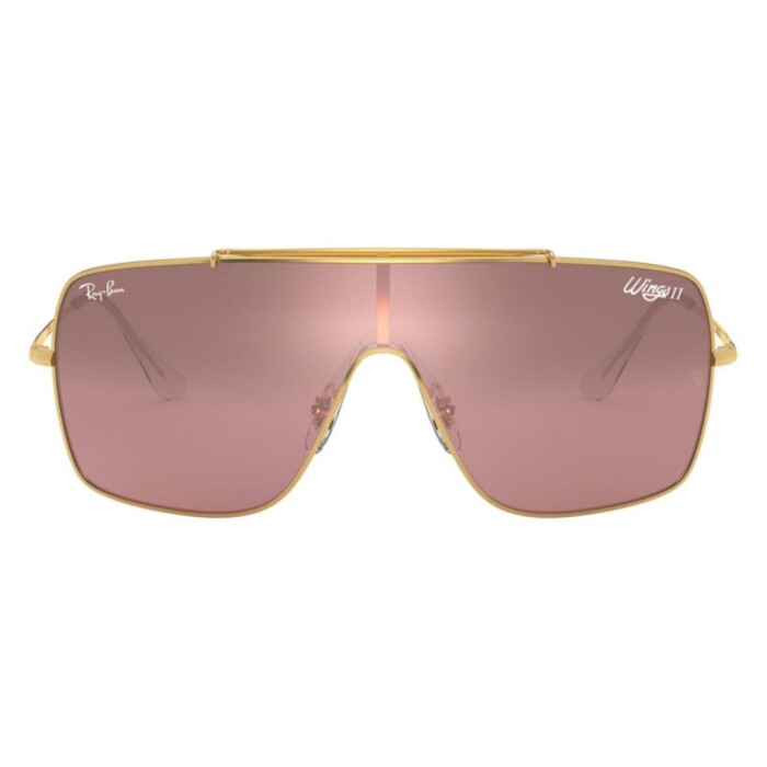 RAY-BAN RB 3697 9050Y2 35 WINGS II Kadın Köşeli Güneş Gözlüğü - 3