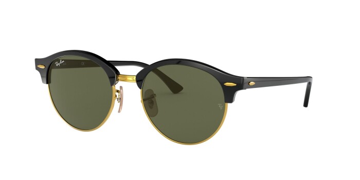 Ray-Ban RB 4246 901 51 CLUBROUND MARBLE Unisex Güneş Gözlüğü - 1