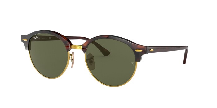 Ray-Ban RB 4246 990 51 CLUBROUND MARBLE Unisex Güneş Gözlüğü - 1