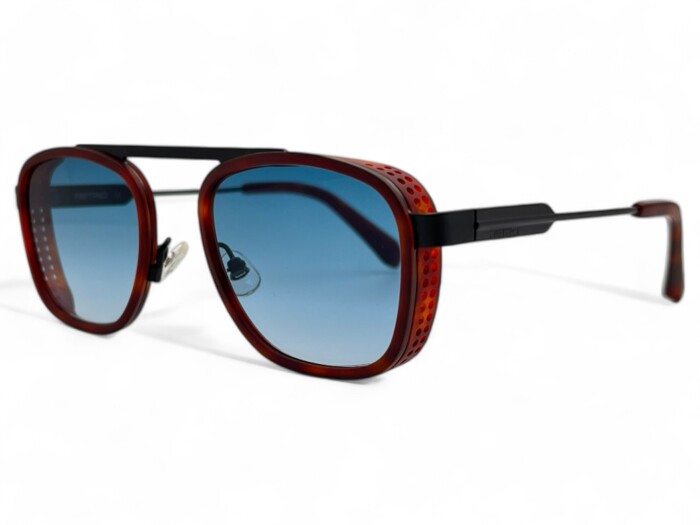 RETRO DAKAR III C03 MAVİ DEGRADE Erkek Güneş Gözlüğü - 3