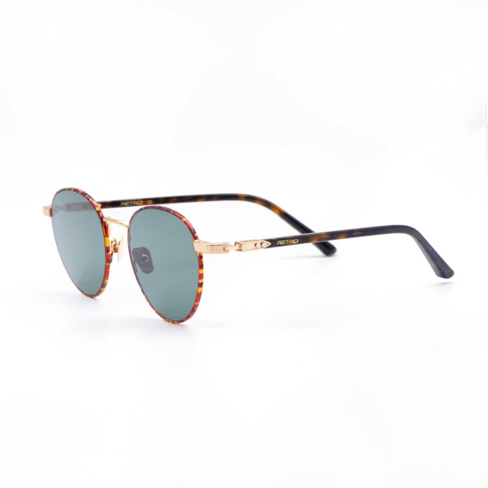 RETRO OXFORD I C03 51 Unisex Yuvarlak Güneş Gözlüğü - RETRO