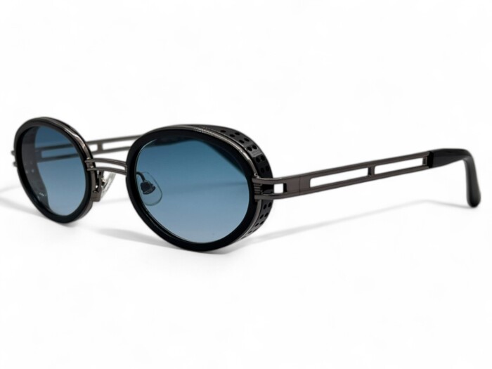 RETRO PETRA III C01 MAVİ DEG. Unisex Güneş Gözlüğü - 1