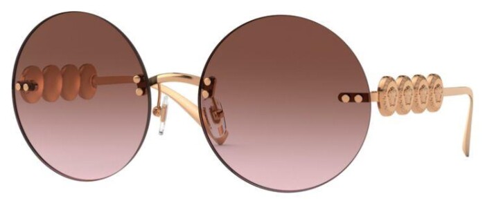 VERSACE VE 2214 14125M 59 18 135 Kadın Yuvarlak Güneş Gözlüğü - VERSACE