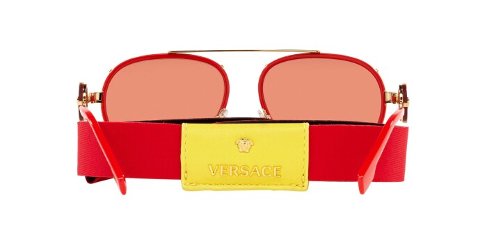 Versace VE 2232 1472C8 61 Kırmızı Kadın Güneş Gözlüğü - 6